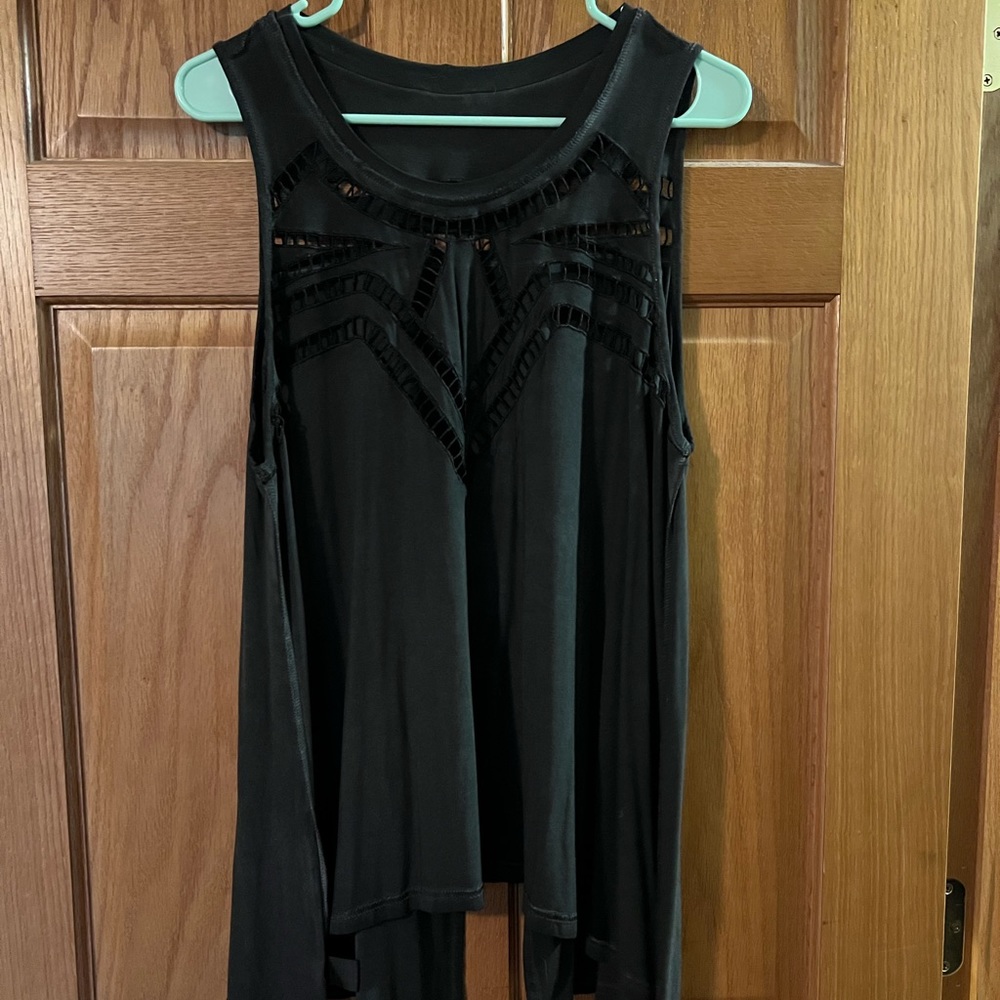 Charcoal Tank with open back